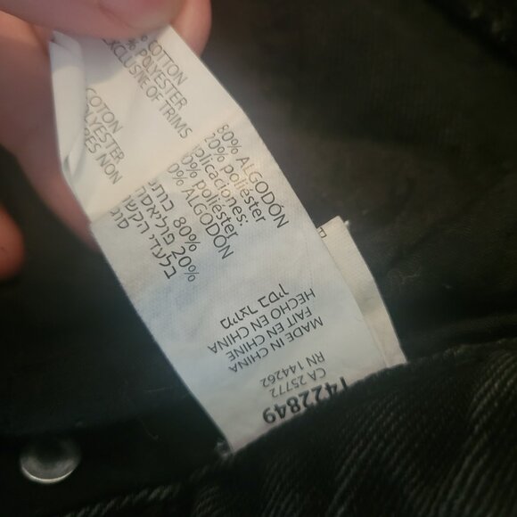 Dex Womens Distressed Black Denim Jeans Size 25 - GUC - Picture 7 of 7